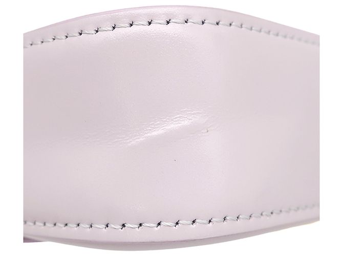 Céline Borsa a tracolla Celine Triomphe Claude in pelle di vitello lucida viola Porpora - vista 7