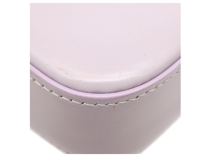 Céline Borsa a tracolla Celine Triomphe Claude in pelle di vitello lucida viola Porpora - vista 9