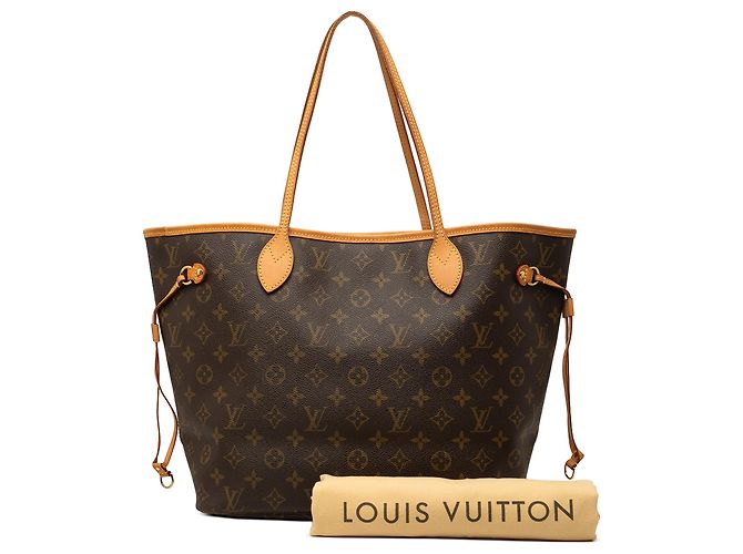 Louis Vuitton Marrone Monogram Neverfull MM - vista 8