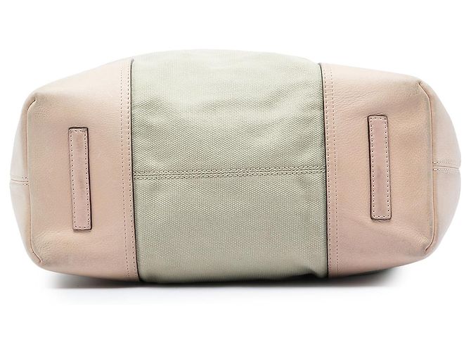 Borsa a tracolla LOEWE in tela marrone Anagram Beige - vista 3