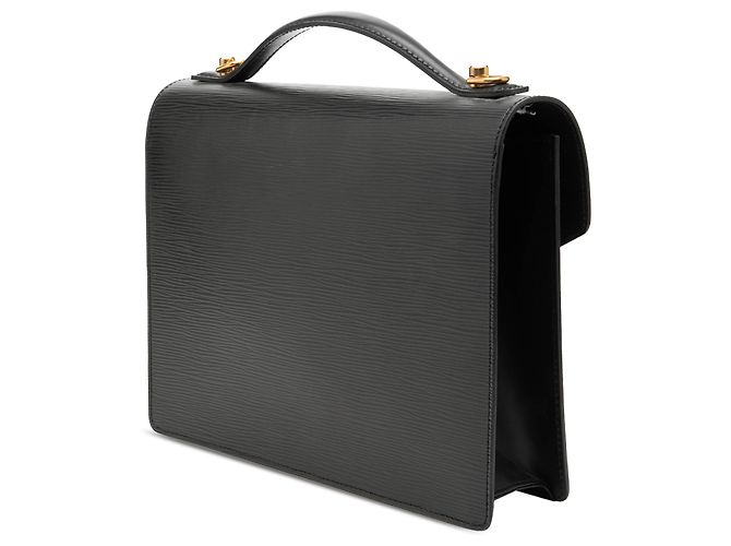 Louis Vuitton Black Epi Monceau 28 Nero - vista 2