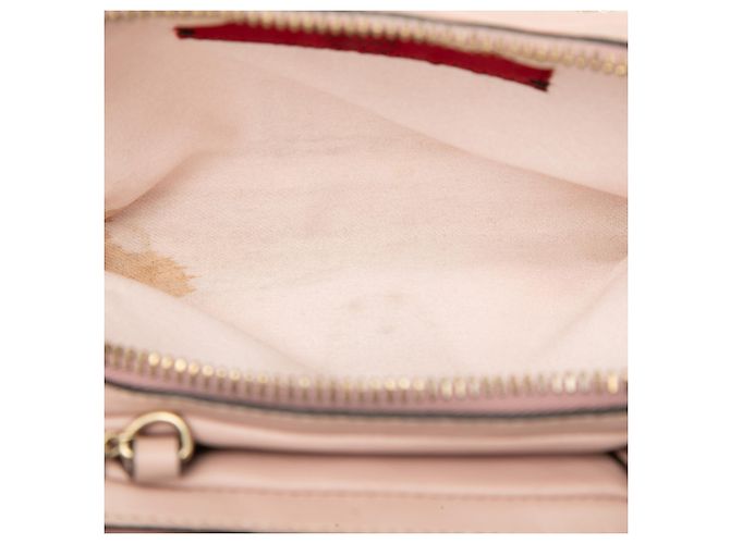 Valentino Pink Leather Rockstud Double Zip Crossbody - view 4