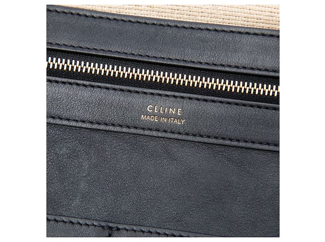 Céline Celine Tote Phantom de lona marrón, tamaño Medium Castaño Beige - vista 5