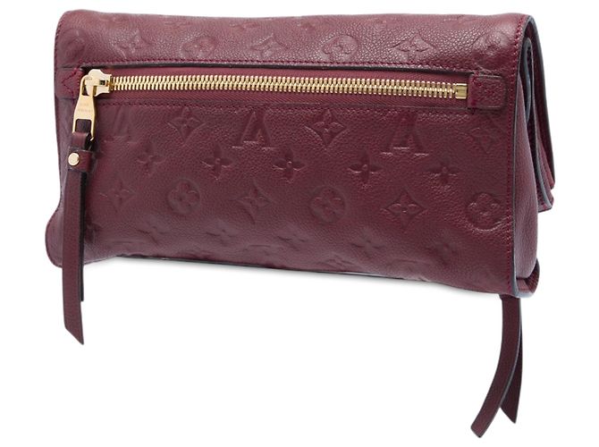 Louis Vuitton Rosso Monogram Empreinte Petillante Bordò - vista 2