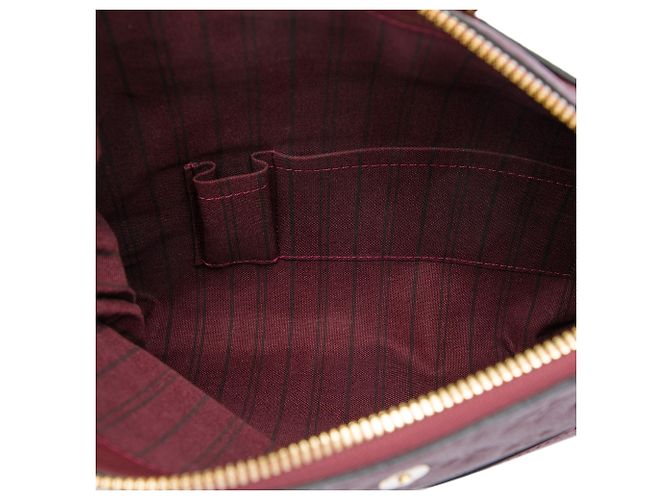 Louis Vuitton Rosso Monogram Empreinte Petillante Bordò - vista 4