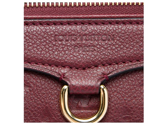 Louis Vuitton Rosso Monogram Empreinte Petillante Bordò - vista 5