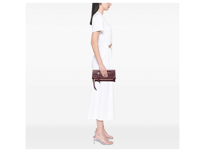 Louis Vuitton Rosso Monogram Empreinte Petillante Bordò - vista 6