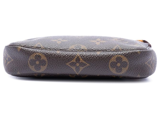 Louis Vuitton Marrón Monogram Mini Pochette Accessoires Castaño - vista 3