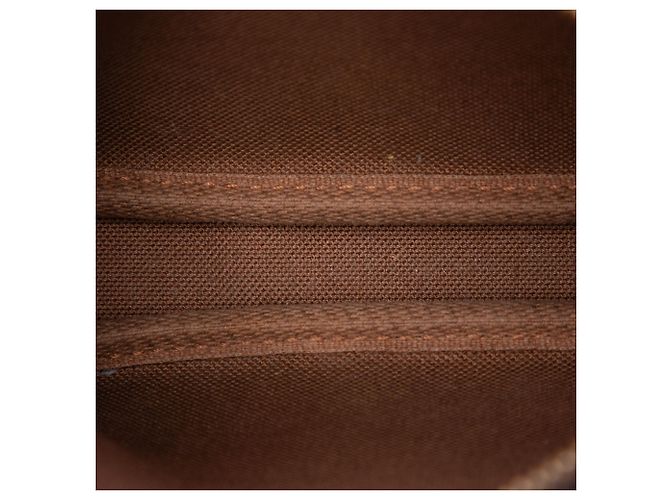 Louis Vuitton Marrón Monogram Mini Pochette Accessoires Castaño - vista 4