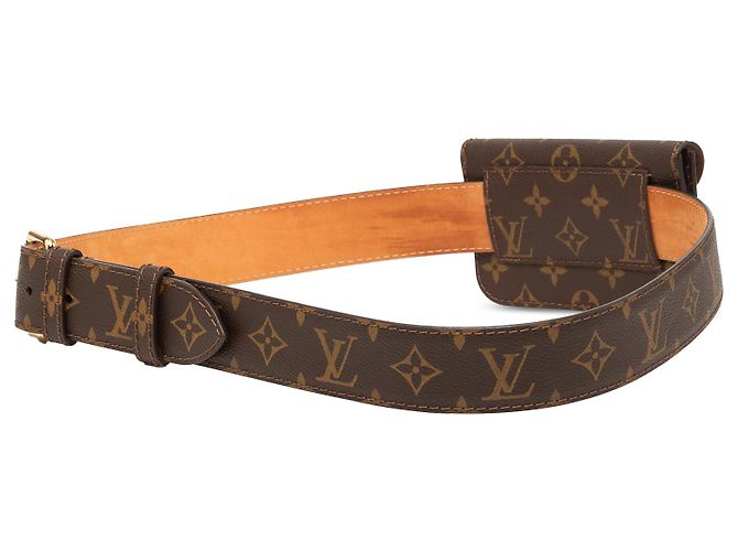 Louis Vuitton Marrone Monogram Ceinture Pochette Solo - vista 2