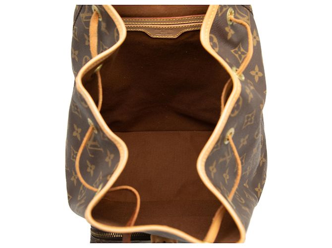 Louis Vuitton Marrone Monogram Montsouris GM - vista 4