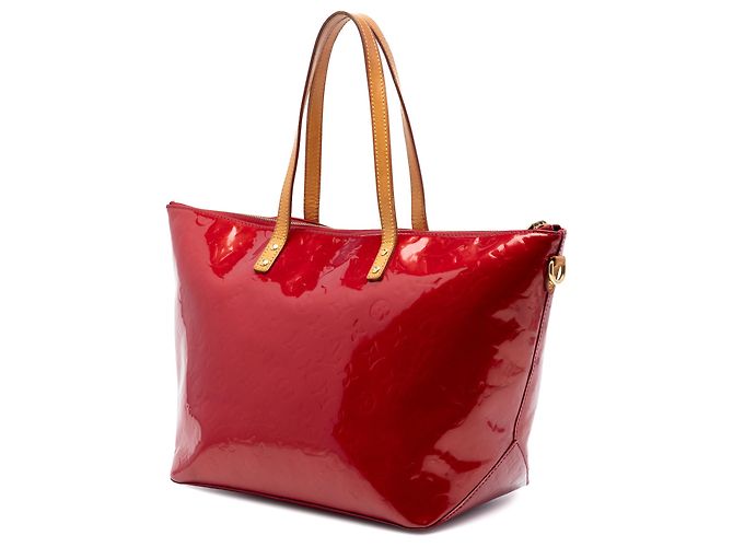 Louis Vuitton Red Monogram Vernis Bellevue GM Rosso - vista 2