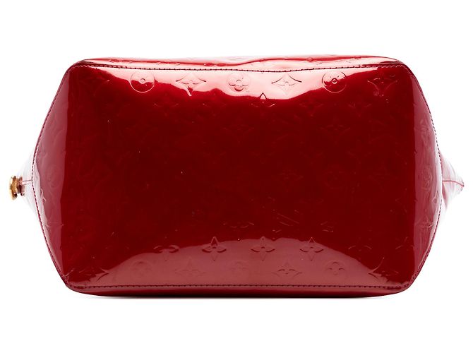 Louis Vuitton Red Monogram Vernis Bellevue GM Rosso - vista 3