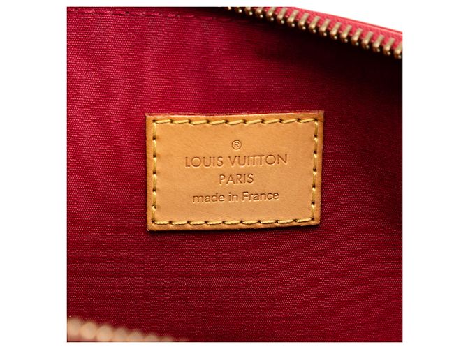 Louis Vuitton Red Monogram Vernis Bellevue GM Rosso - vista 5
