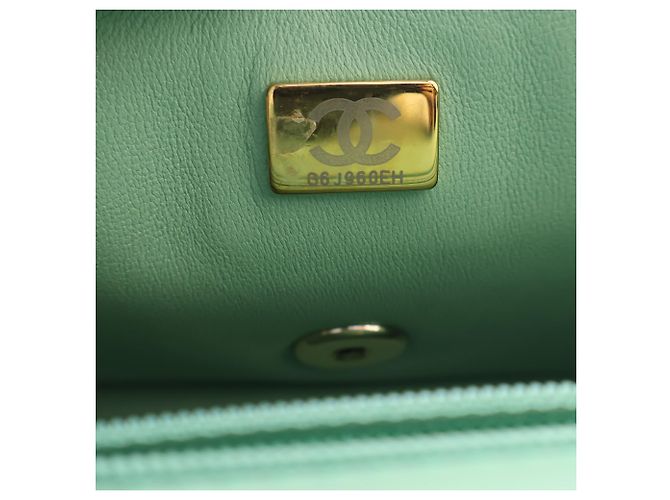Chanel Mini Rectangular Bicolor Quilted Lambskin Top Handle Flap Rose - vue 7