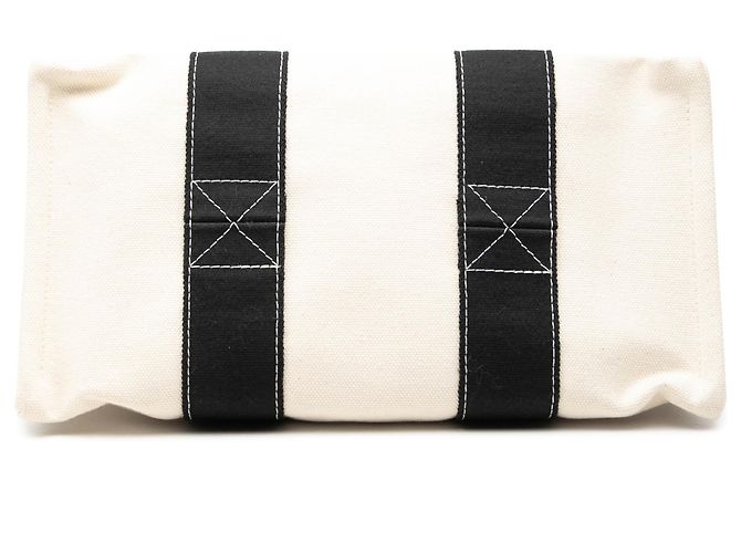 Tote Hermès White Toile Bora Bora PM Branco - vista 3
