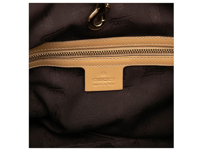 Gucci Beige GG Canvas Web Tassel Tote - Ansicht 5