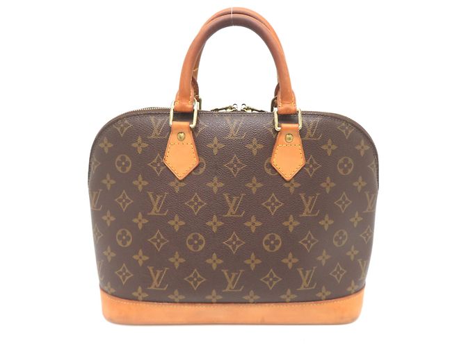 Borsa Louis Vuitton Alma PM Marrone - vista 2