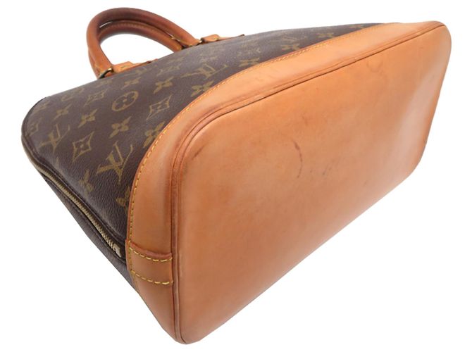 Borsa Louis Vuitton Alma PM Marrone - vista 3