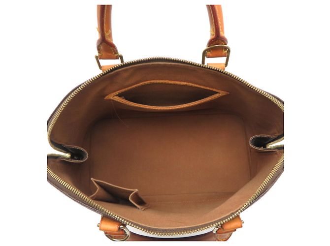 Borsa Louis Vuitton Alma PM Marrone - vista 5