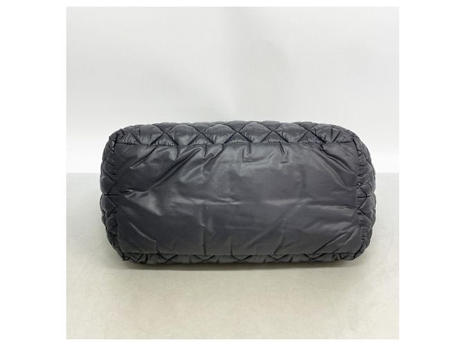 Sac à main Chanel Coco Cocoon Nylon Noir - vue 3