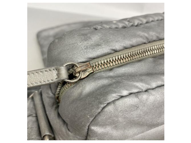 Borsa a Spalla Chanel Coco Cocoon Nylon Marrone - vista 10