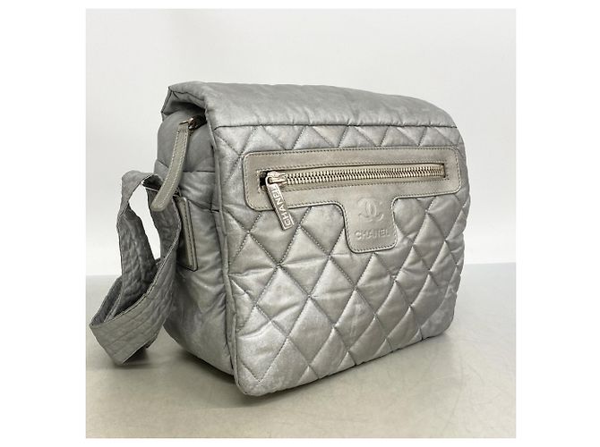 Borsa a Spalla Chanel Coco Cocoon Nylon Marrone - vista 2