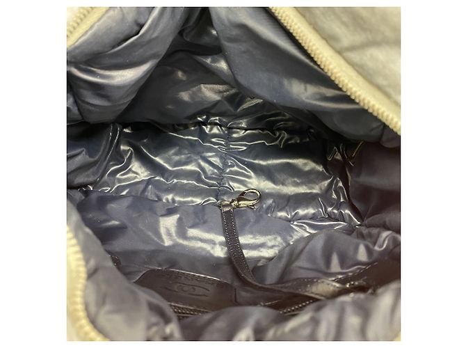 Borsa a Spalla Chanel Coco Cocoon Nylon Marrone - vista 4