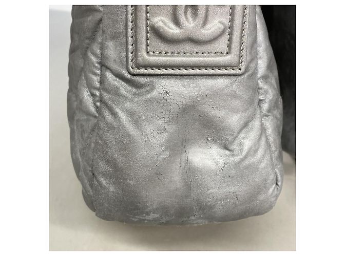 Borsa a Spalla Chanel Coco Cocoon Nylon Marrone - vista 8
