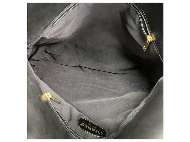Borsa Tote Chanel in pelle nera Nero - vista 4