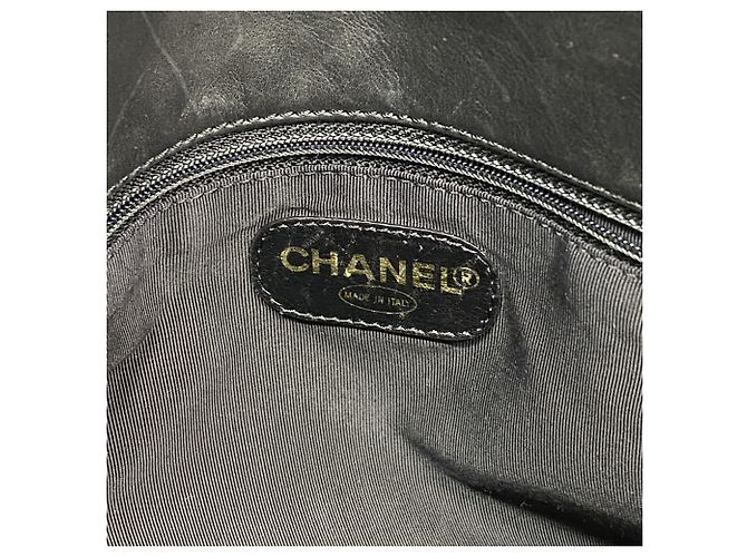 Borsa Tote Chanel in pelle nera Nero - vista 5