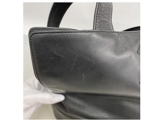 Borsa Tote Chanel in pelle nera Nero - vista 7