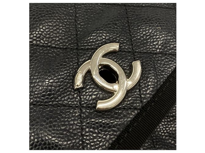 Timeless Chanel Matelassé Schultertasche mit Kette Schwarz - Ansicht 7