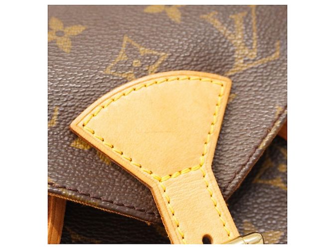 Zaino Louis Vuitton Monogram Montsouris MM Marrone - vista 10