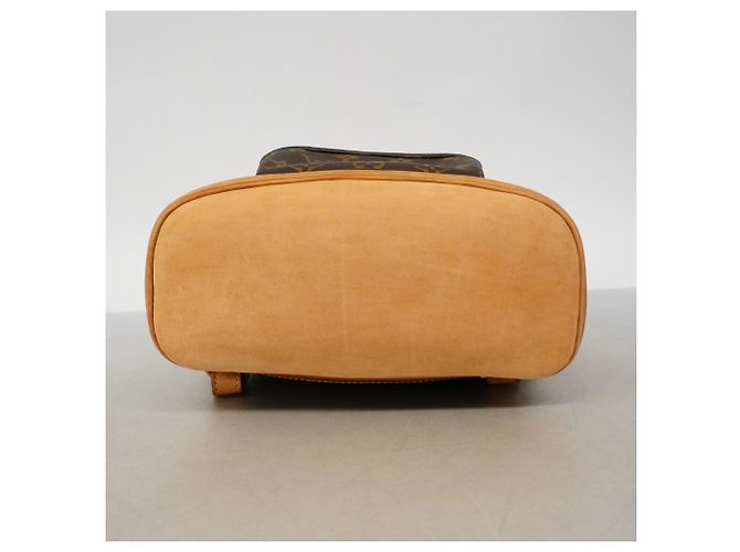 Zaino Louis Vuitton Monogram Montsouris MM Marrone - vista 3