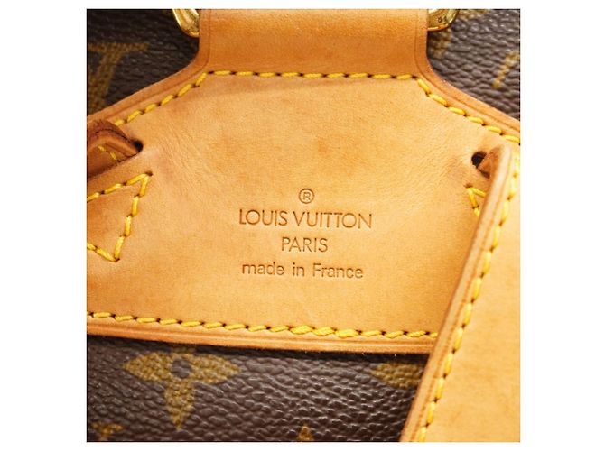 Zaino Louis Vuitton Monogram Montsouris MM Marrone - vista 5