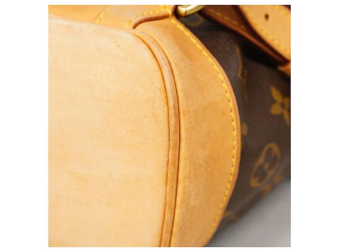 Zaino Louis Vuitton Monogram Montsouris MM Marrone - vista 6