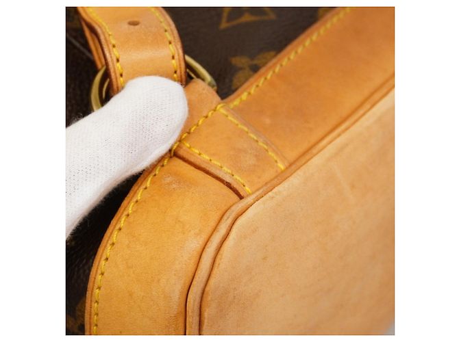 Zaino Louis Vuitton Monogram Montsouris MM Marrone - vista 8