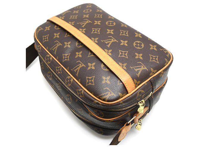 Borsa a tracolla Louis Vuitton Reporter PM Marrone - vista 3