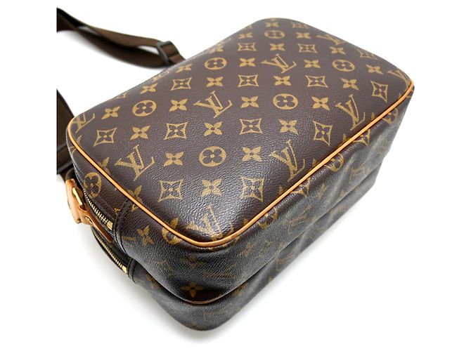Borsa a tracolla Louis Vuitton Reporter PM Marrone - vista 4