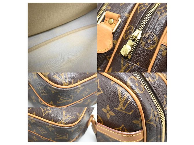 Borsa a tracolla Louis Vuitton Reporter PM Marrone - vista 8