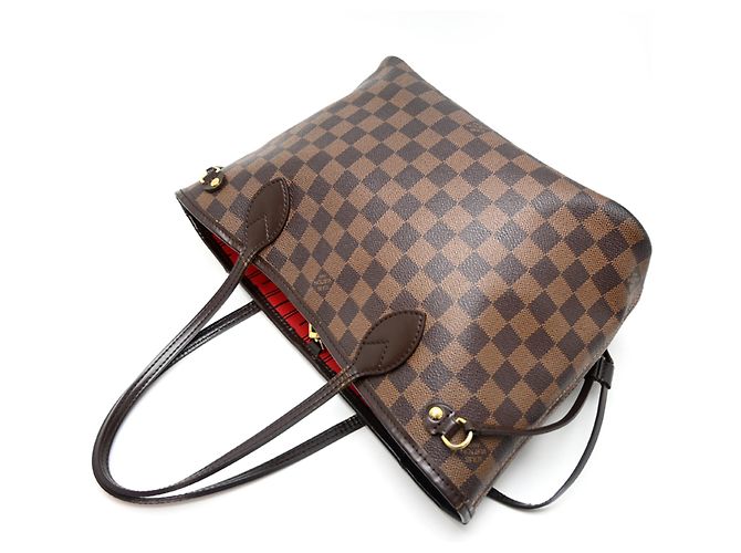 Borsa Tote da donna Louis Vuitton Neverfull PM Marrone - vista 3