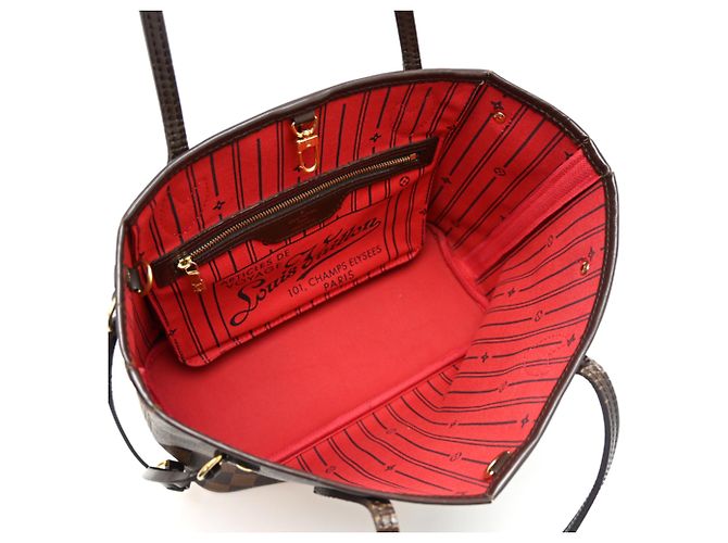 Borsa Tote da donna Louis Vuitton Neverfull PM Marrone - vista 6