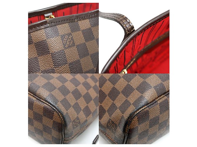 Borsa Tote da donna Louis Vuitton Neverfull PM Marrone - vista 8