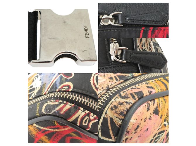 Borsa a tracolla collaborazione Fendi x Noel Fielding Nero - vista 10