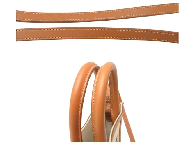 Céline Borsa a mano cabas verticale mini da donna Celine Marrone Beige - vista 5