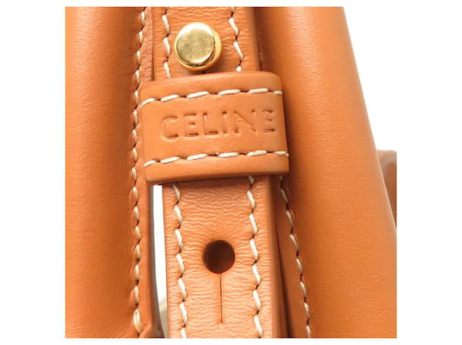 Céline Borsa a mano cabas verticale mini da donna Celine Marrone Beige - vista 7