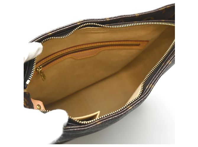 Bolso de hombro Looping GM para mujer Louis Vuitton Castaño - vista 6