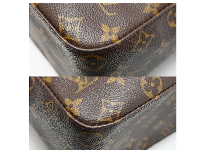 Bolso de hombro Looping GM para mujer Louis Vuitton Castaño - vista 8