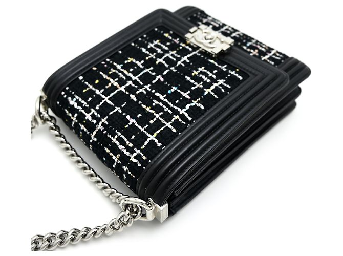 Bolso de hombro Chanel Boy para mujer AS0130 Negro - vista 3